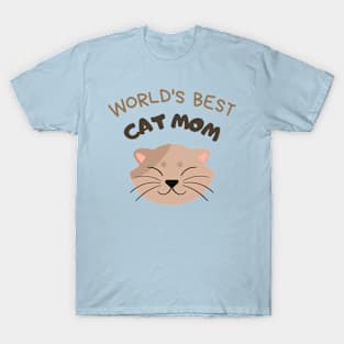 World's Best Cat Mom, Vintage Inspired T-Shirt